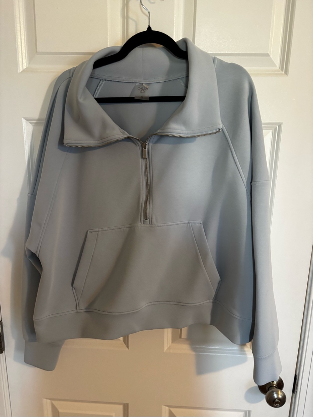 CALIA by Carrie Underwood Light Blue Half-Zip Pullover Sweatshirt